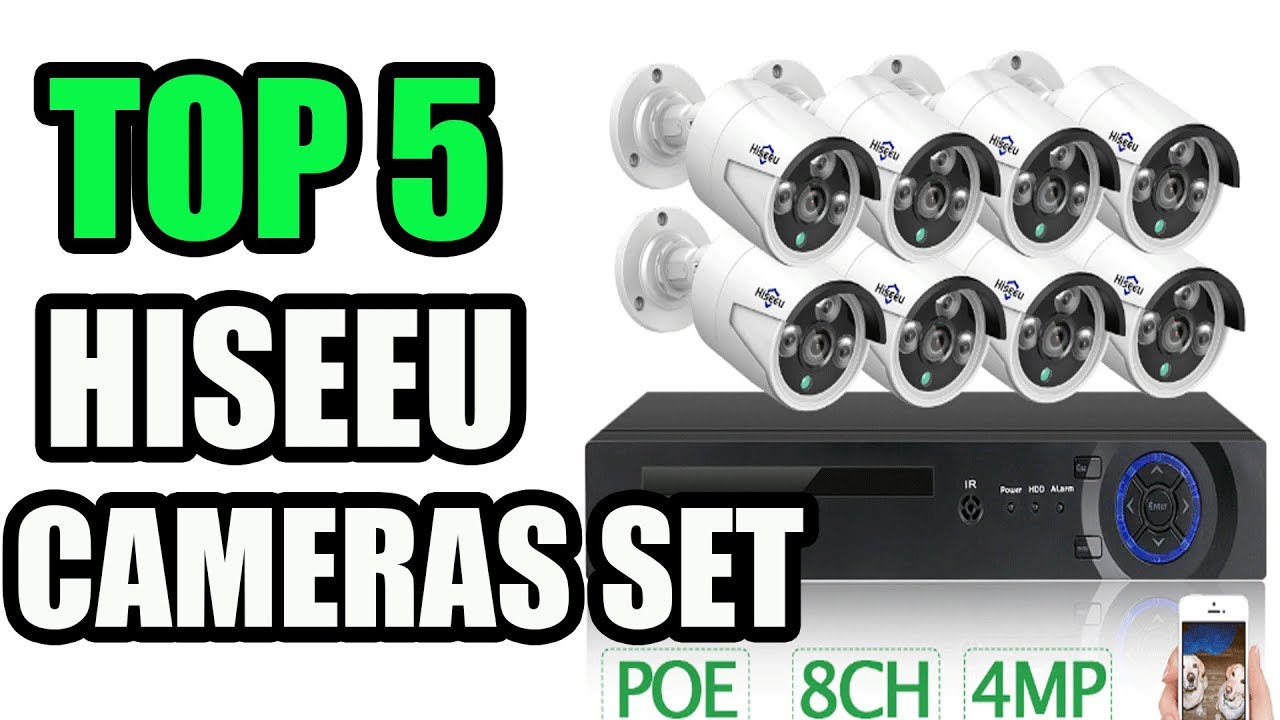 5 best Hiseeu Surveillance System cameras set | best cctv and security camera kits !!!