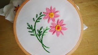 Hand Embroidery: Bullion knot variation