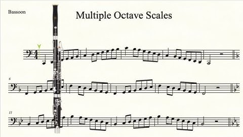 Bassoon Multiple Octave Scales with Metronome