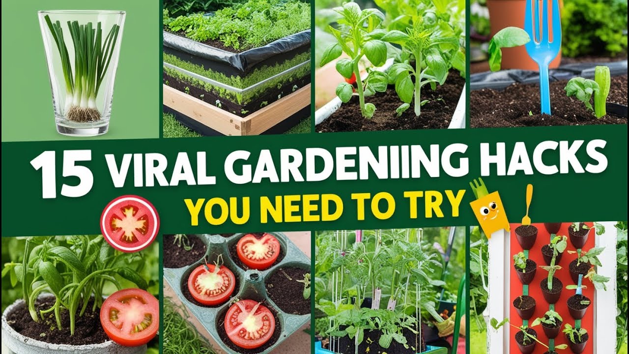 15 Viral TikTok Gardening Hacks You Need to Try! - YouTube