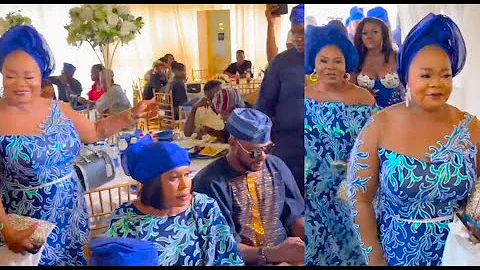 Bimbo Oshin’ Beautiful Dress To Adeniyi Johnson Naming as Odunlade Adekola & Faithia Balogun Welcome