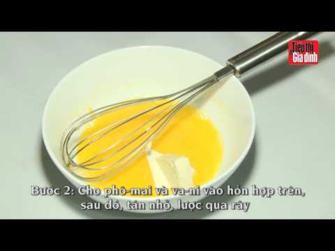 Video Bánh hột gà, phô mai vị cam - youtube