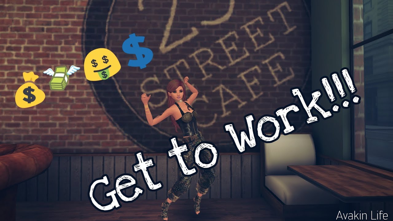 Avakin Life 23rd Street Cafe Job! YouTube