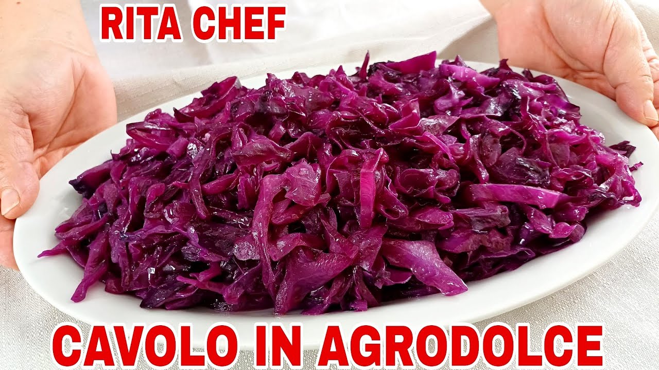 КИСЛО-СЛАДКАЯ КРАСНОКОЧАННАЯ КАПУСТА⭐ШЕФ-ПОВАР РИТА | SWEET AND SOUR RED CABBAGE.