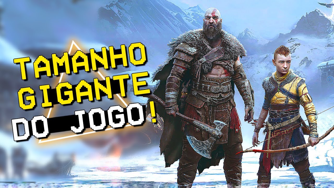 Jogo God of War Ragnarok é Enorme