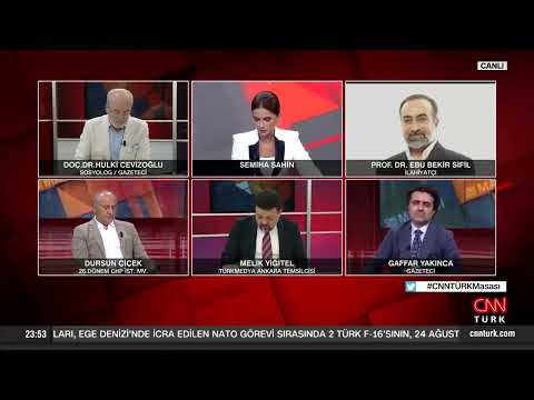 CNN Türk Kanalı Sunucusu Semiha Şahin Ebubekir Sifil Hocaya ''Ebubekir'' Şeklinde Hitap Ediyor