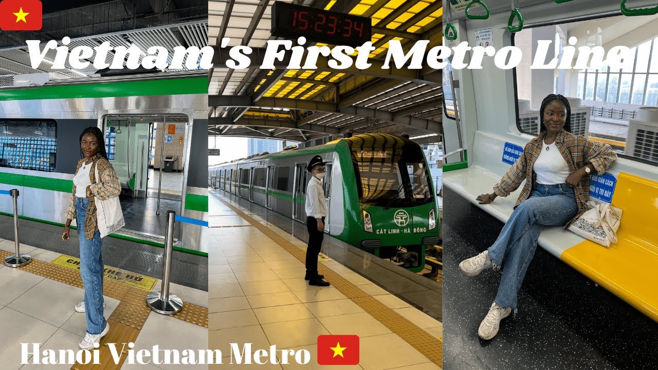 Riding On Vietnam's First Ever Metro Line | Hanoi... - youtube