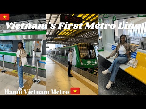 Video Riding On Vietnam's First Ever Metro Line | Hanoi... - youtube
