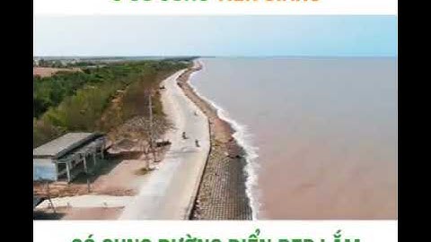Gò Công Tiền Giang có cung đường biển đẹp lắm" Biển Rạch bùn"