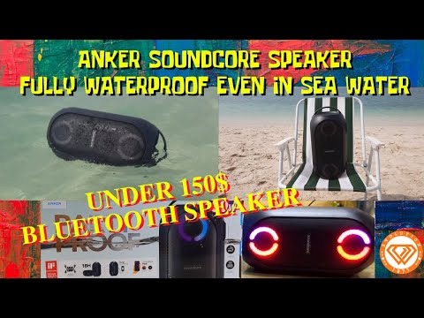 Anker Soundcore Rave Mini | Waterproof Test | Sea Water | In the beach