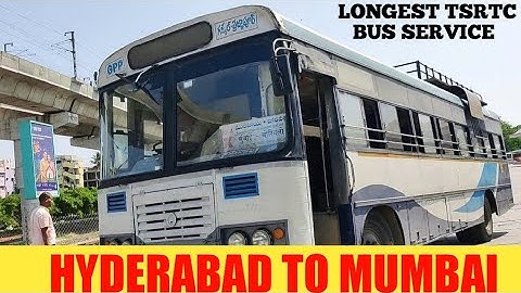 Hyderabad To Mumbai - Longest TSRTC Express Service 20 Hours journey