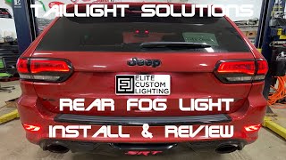 Elite Custom Lighting  Tail Light Solutions Rear Fog Light Kit Install & Review