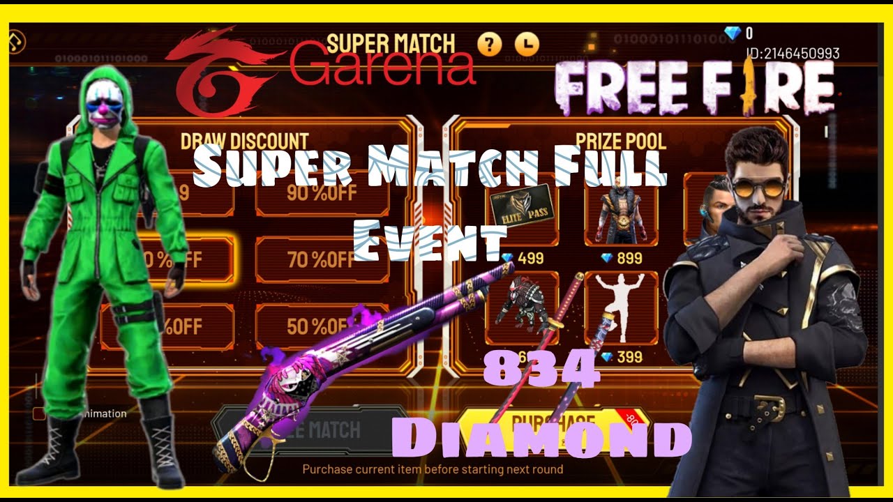 Super Match Full Event|| Total Kitna Diamond lagega|| Full Details|| Garena Free Fire