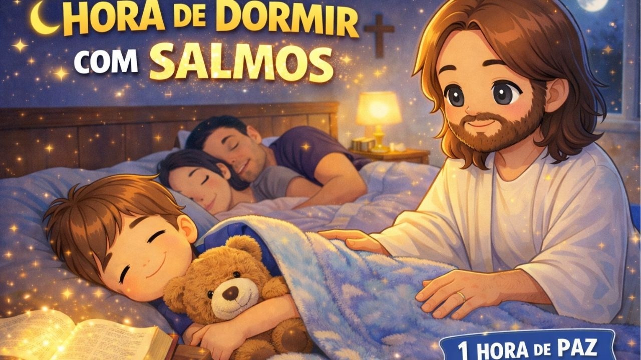 SALMOS PARA DORMIR COM JESUS 🌙 Canção Cristã Que Traz Paz Imediata