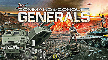 USA Air Force + Himars 1 vs 5 GLA - C&C Generals Shockwave Remastered