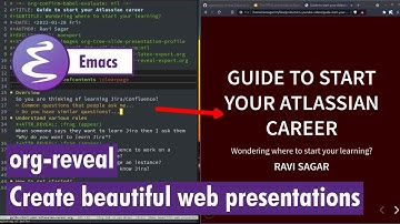 Org-mode - Create beautiful presentations with org-reveal