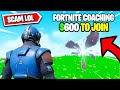 I Met The SCUMMIEST Fortnite Coach (scammed)