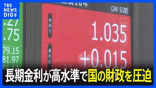 長期金利上昇12年ぶりの水準　超低金利をあてにした“借金頼み”の財政運営からの脱却と財政の健全性に向けた取り組みが急がれる｜TBS NEWS DIG