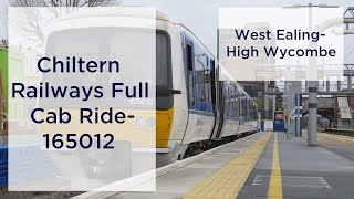 Chiltern Railways Cab Ride  West Ealing to High Wycombe