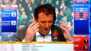 Arsenal 3 - 3 Fulham Arteta Penalty Miss Funny Matt Le Tissier Reaction