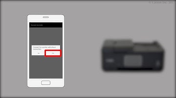 Connecting to a smartphone with Direct Connection (Android) (TR8500 series)