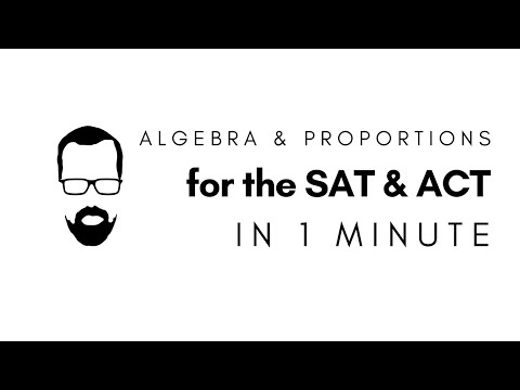 Algebra & Proportions