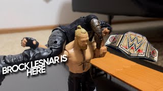 Brock Lesnar is here to Confront Roman Reigns