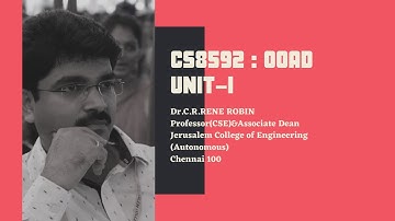 OOAD | CS8592 | Dr.C.R.RENE ROBIN | Introduction | Unified Process | Use Case Diagrams