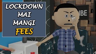 LET'S SMILE JOKE - LOCKDOWN ME MANGI FEES || FUNNY ANIMATED COMEDY