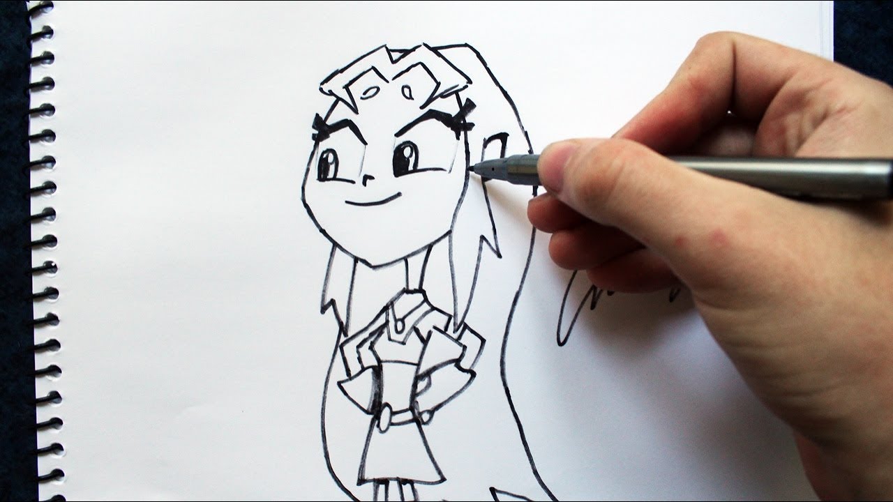 Como desenhar a Starfire