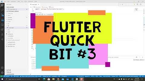 Flutter Quick Bit #3 - About stateless widget