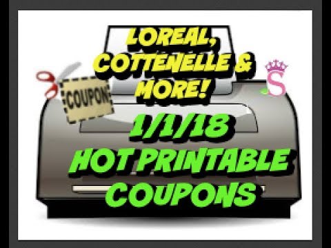 NEW JANUARY PRINTABLE COUPONS | LOREAL, COTTONELLE & MORE!