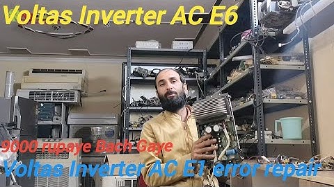 Voltas Inverter AC E6 || Voltas Inverter AC E1 error problem solved and PCB repair done || ar pcb