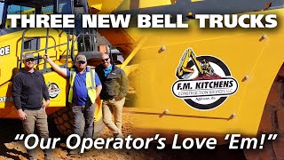 F.M. Kitchens Construction Services Increases Production With Three New Bell B30E Haul Trucks by National Equipment Dealers, LLC 406 views 2 months ago 15 minutes