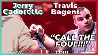 TRAVIS BAGENT vs JERRY CADORETTE - My FAVORITE Match - 2005 Northeast Armwrestling Challenge