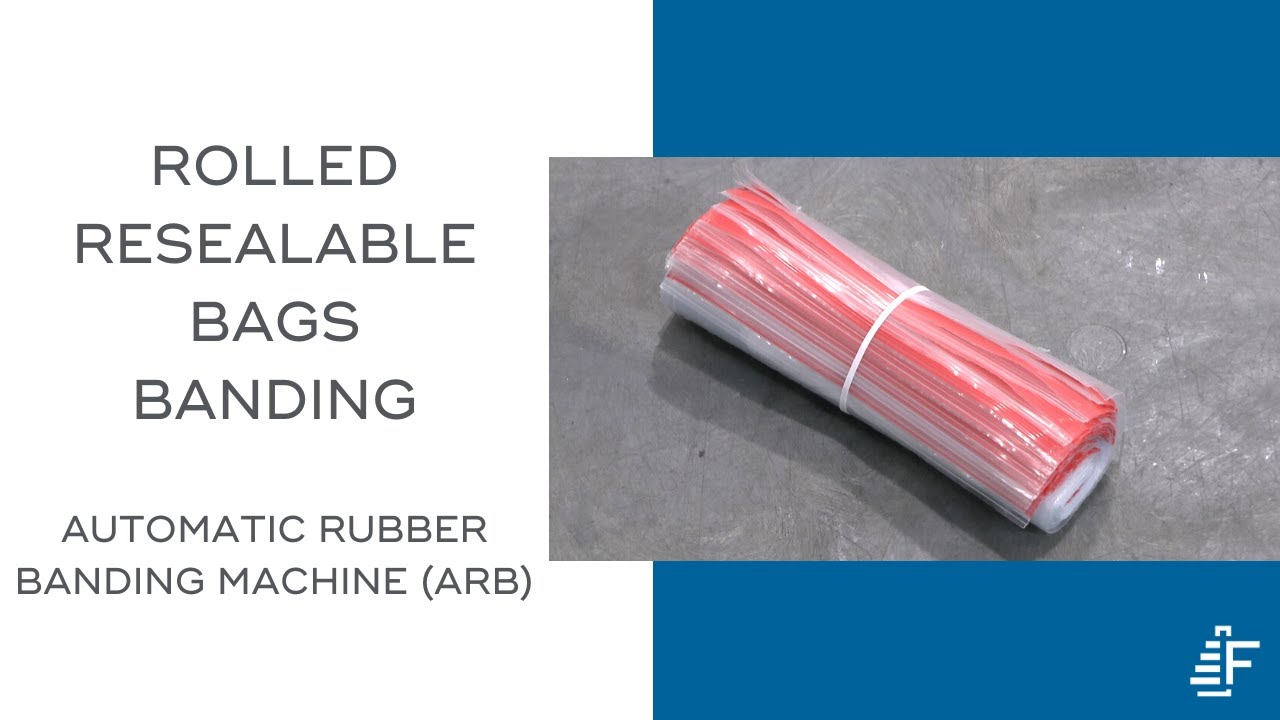 Sandwich Bags Banding Automatic Rubber Banding Machine