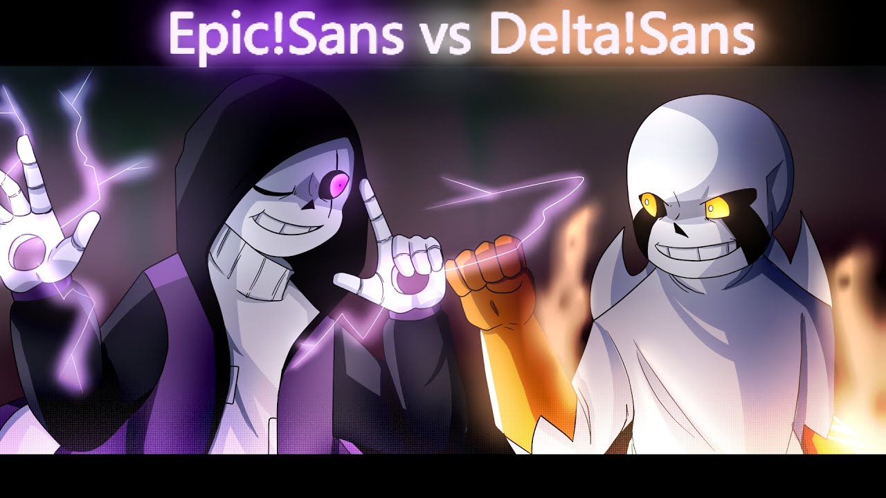 Epic!Sans vs Delta!Sans [Animation] 