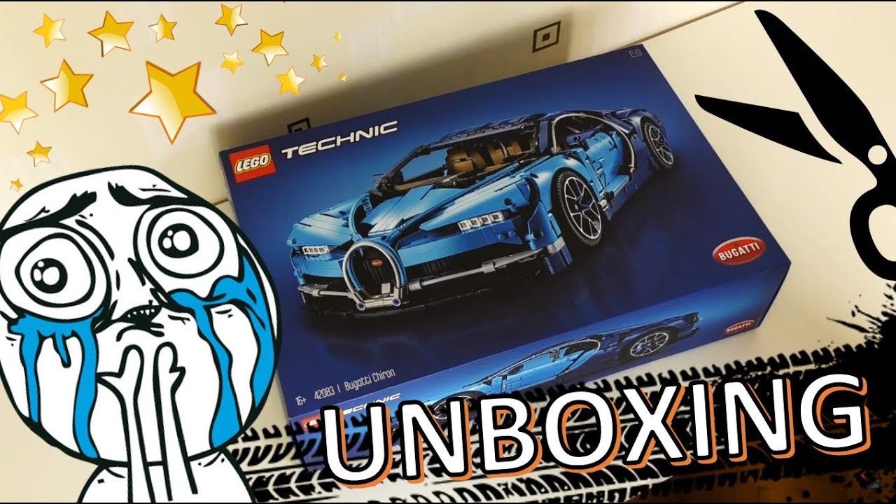 Lego Technic Bugatti Chiron 42083 Unboxing Po Polsku Youtube