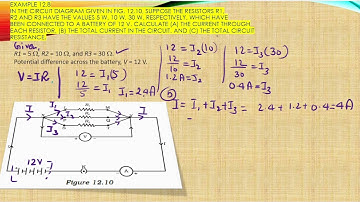 Example 12.8 #10th #electricity #Ncert #Science