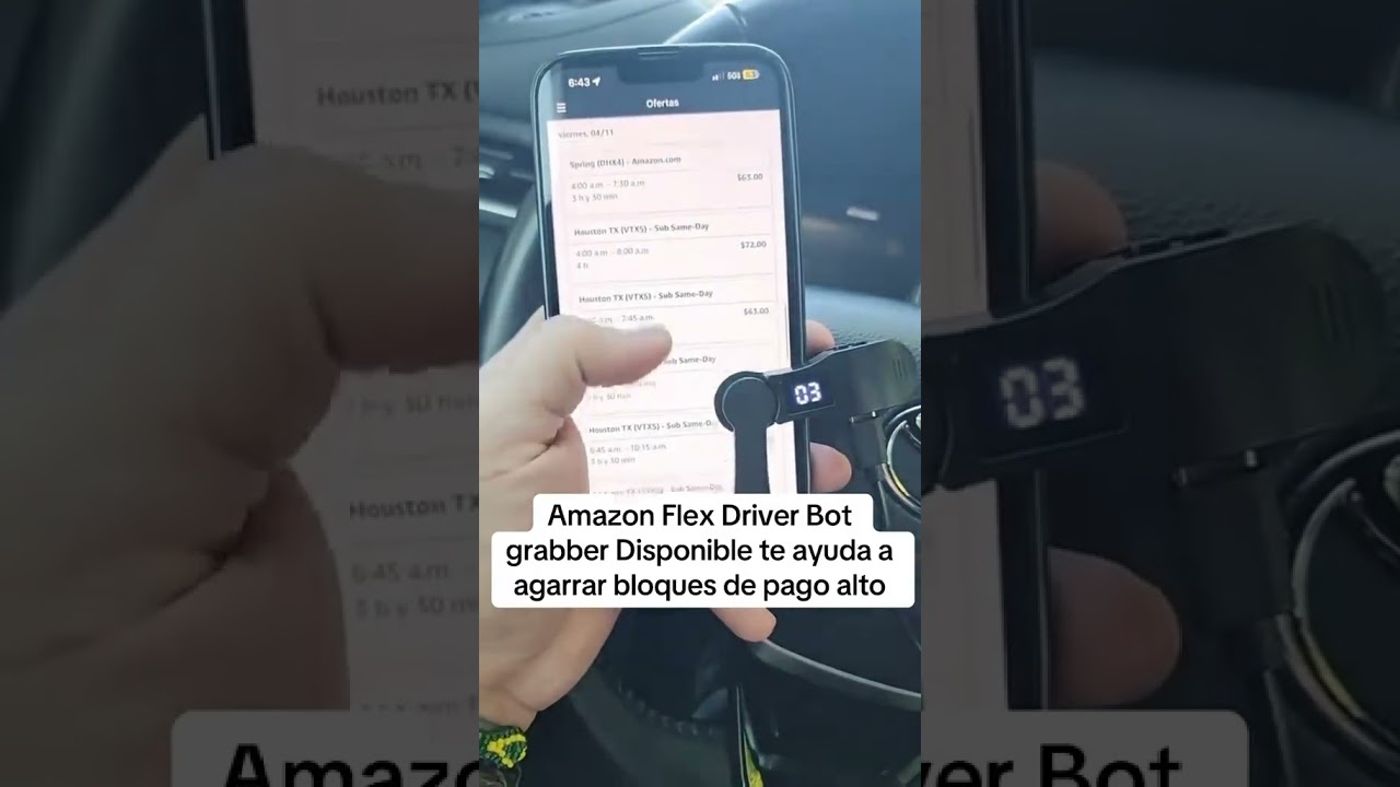Amazon Flex Bot grabber 