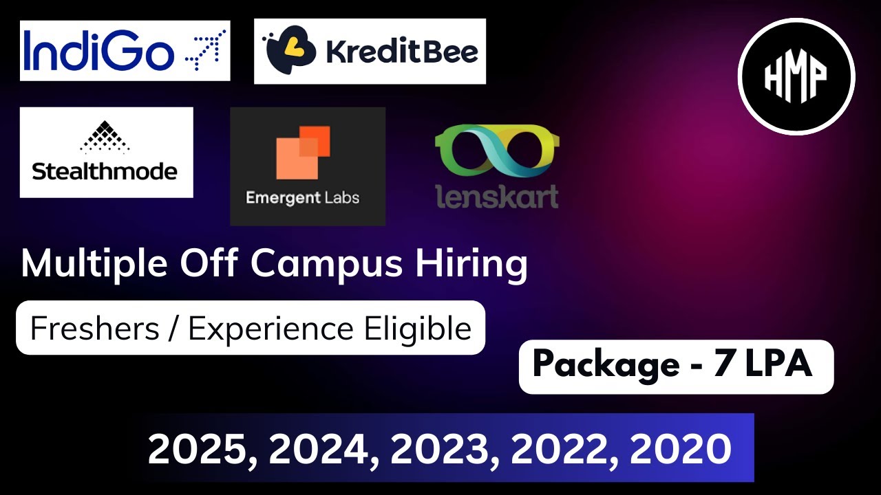 off campus drive | Job for fresher | 2024 batch hiring | freshers job ...