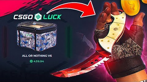 The ALL or NOTHING Case Paid Huge?! Insane Wins & Crazy Luck on CSGOLuck