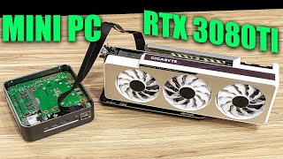 O MINI PC COM RYZEN 9 RODOU COM UMA RTX 3080 TI