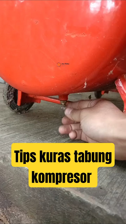 kuras air di tabung kompresor #asomotor #sgortsvideo #kompresor