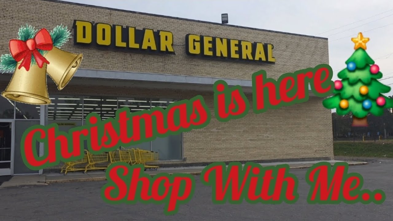 Dollar General  Christmas  Shop With Me 
