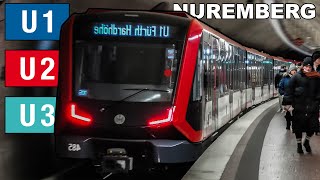 All The Lines - Nuremberg U-Bahn Alle Linien - U-Bahn Nürnberg 2022 4K