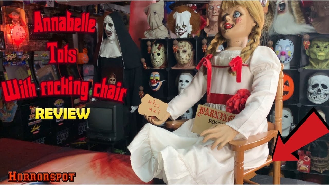 Annabelle trick or treat studios/with rocking chair - YouTube