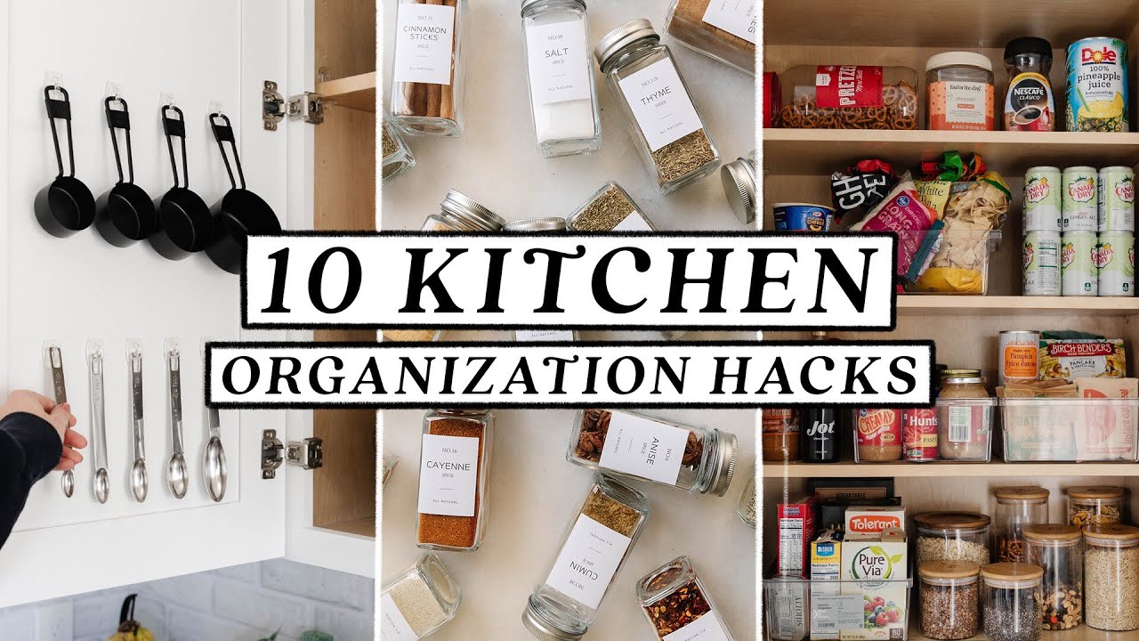 Kitchen Organization and Storage Hacks