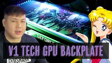 V1 TECH RGB GPU SAILOR MOON BACKPLATE | NVIDIA RTX 2080 FOUNDERS EDITION | UNBOXING & INSTALLATION