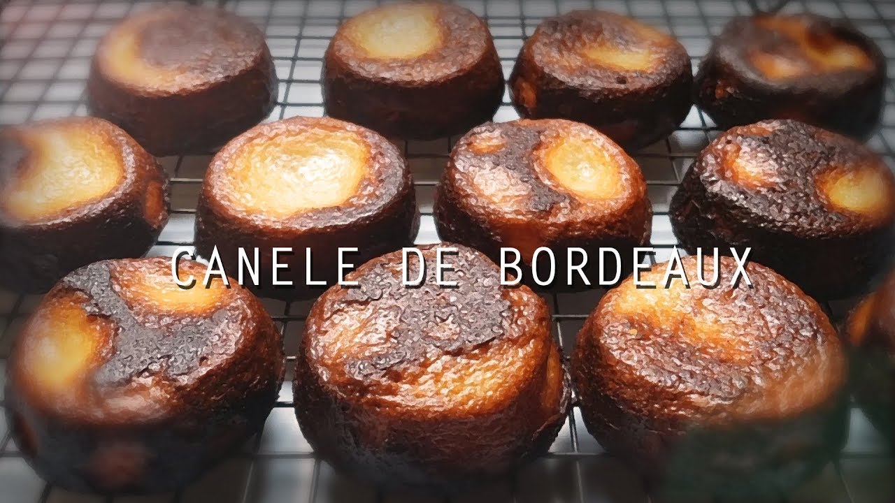 Delicious Canele De Bordeaux French Custard Cake Easy Recipe Asmr Youtube